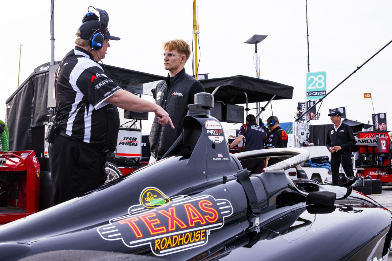 Jacob Abel - INDY NXT by Firestone at Milwaukee Mile - By: Amber Pietz -- Photo by: Amber Pietz