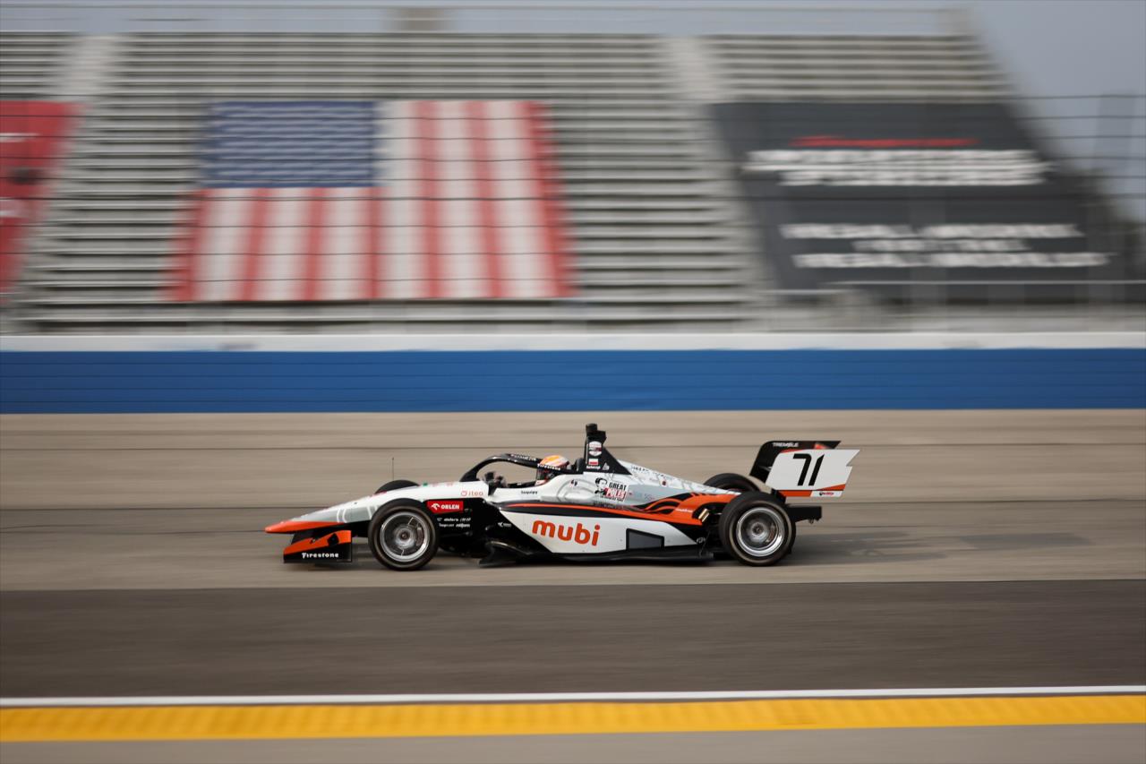 Tymek Kucharczyk - INDY NXT by Firestone at Milwaukee Mile - By: Chris Owens -- Photo by: Chris Owens