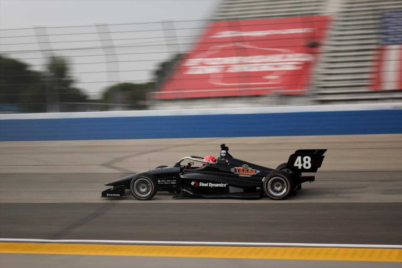 Jacob Abel - INDY NXT by Firestone at Milwaukee Mile - By: Chris Owens -- Photo by: Chris Owens