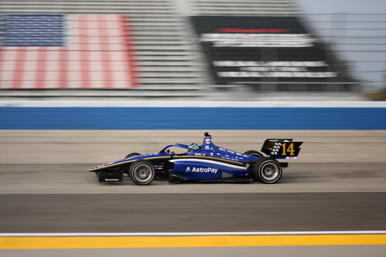 Alessandro de Tullio - INDY NXT by Firestone at Milwaukee Mile - By: Chris Owens -- Photo by: Chris Owens
