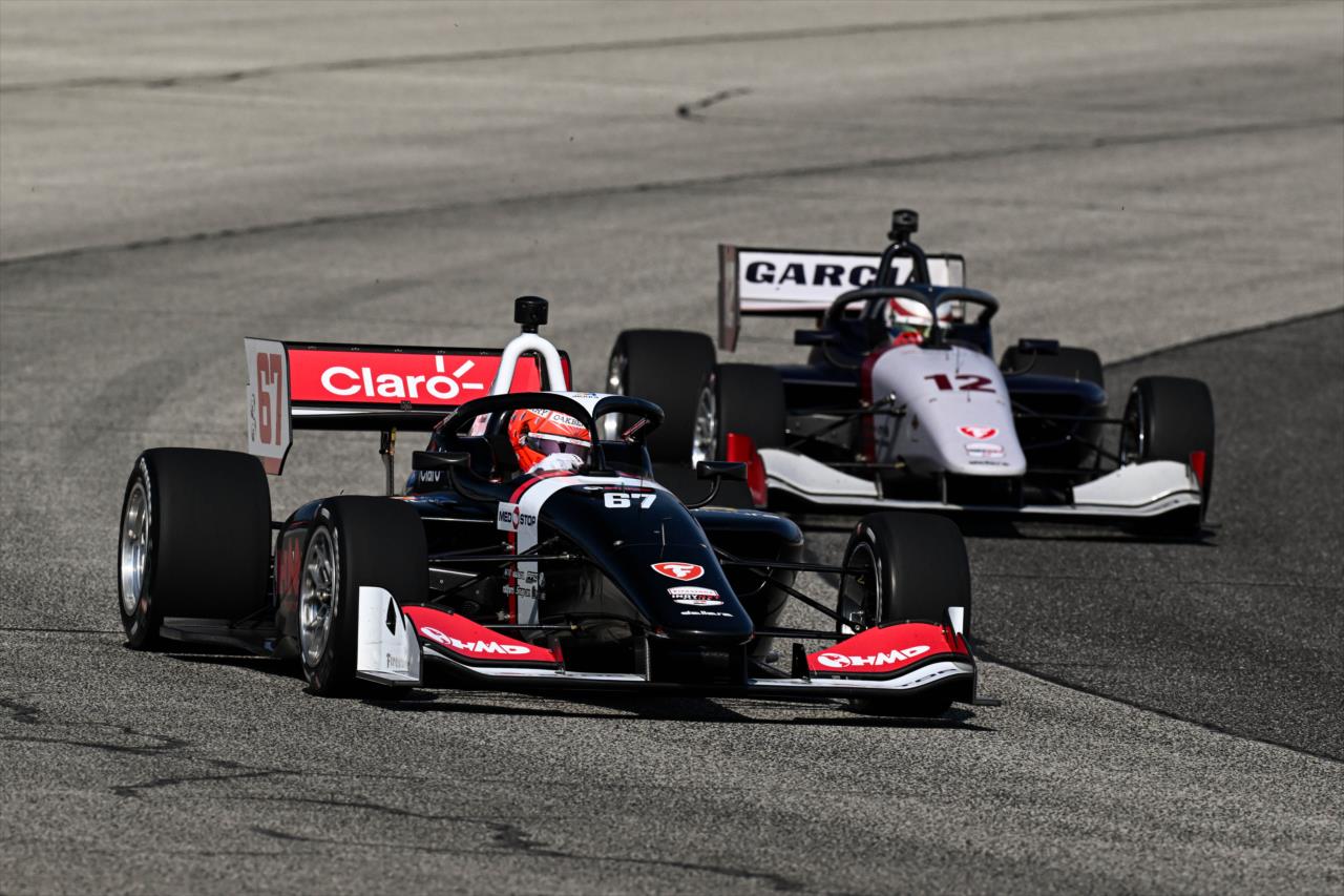 Jacob Abel - INDY NXT by Firestone at Milwaukee Mile - By: James Black -- Photo by: James  Black