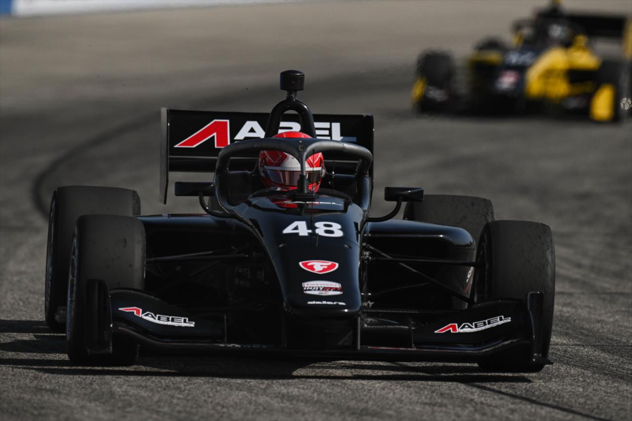 Jacob Abel - INDY NXT by Firestone at Milwaukee Mile - By: James Black -- Photo by: James  Black