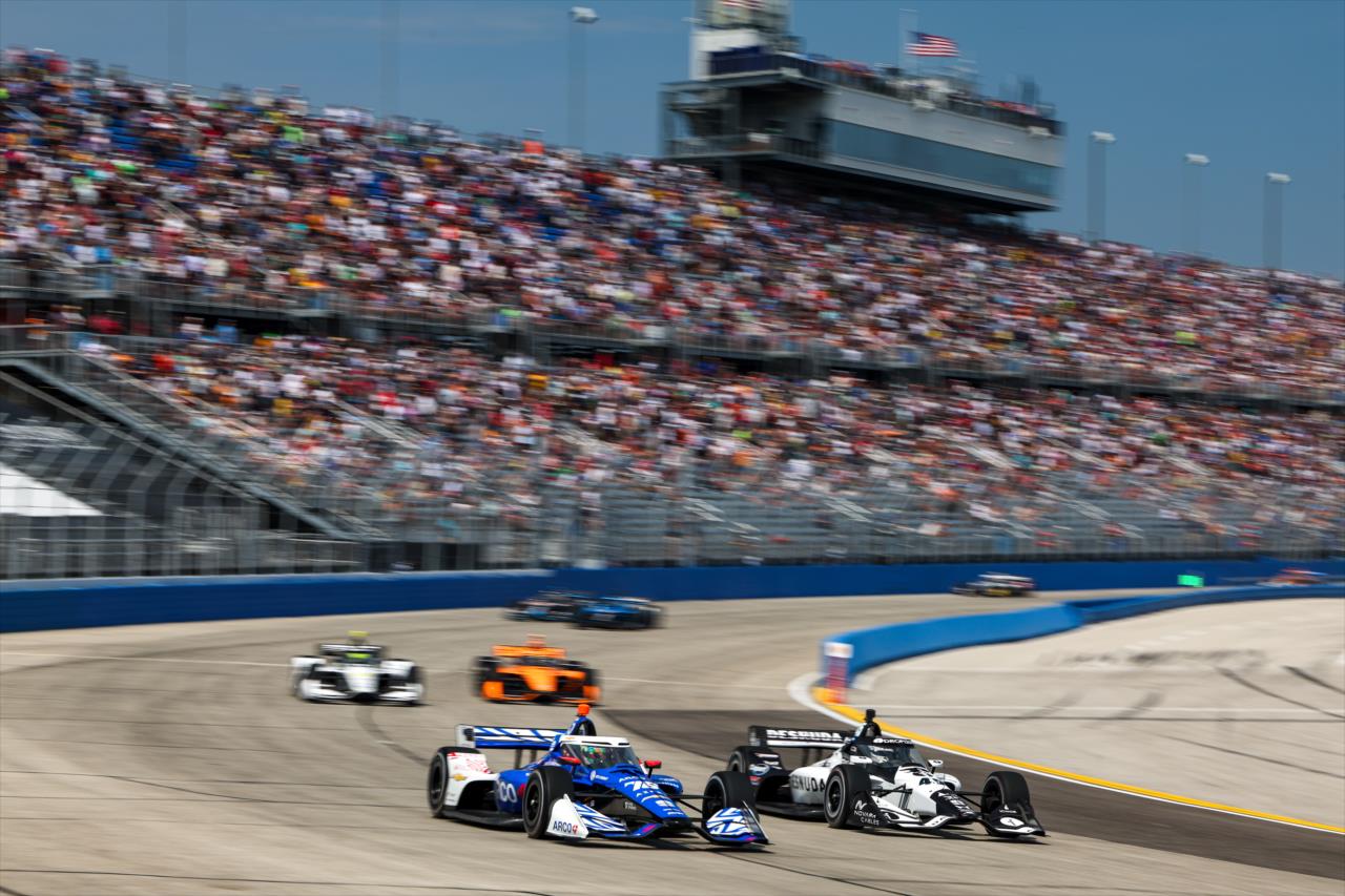 Rinus VeeKay and Louis Foster - Snap-On Makers and Fixers 250 and Snap-on Milwaukee Mile 250 at the Milwaukee Mile - By: Joe Skibinski -- Photo by: Joe Skibinski