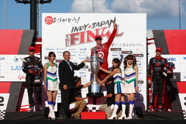 Scott Dixon wins in Japan. -- Photo by: Chris Jones