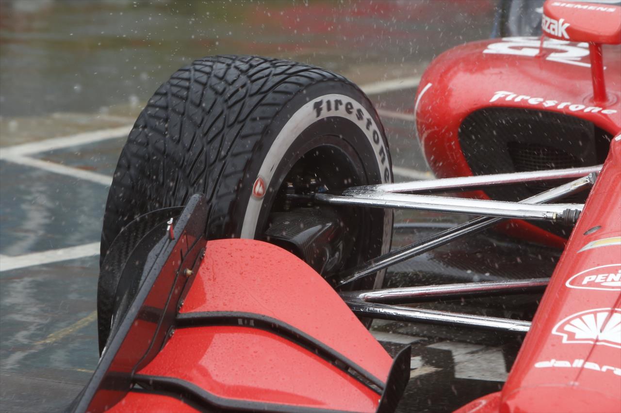 Firestone Rain Tire on the car of Will Power - Big Machine Music City Grand Prix - By: Chris Jones -- Photo by: Chris Jones