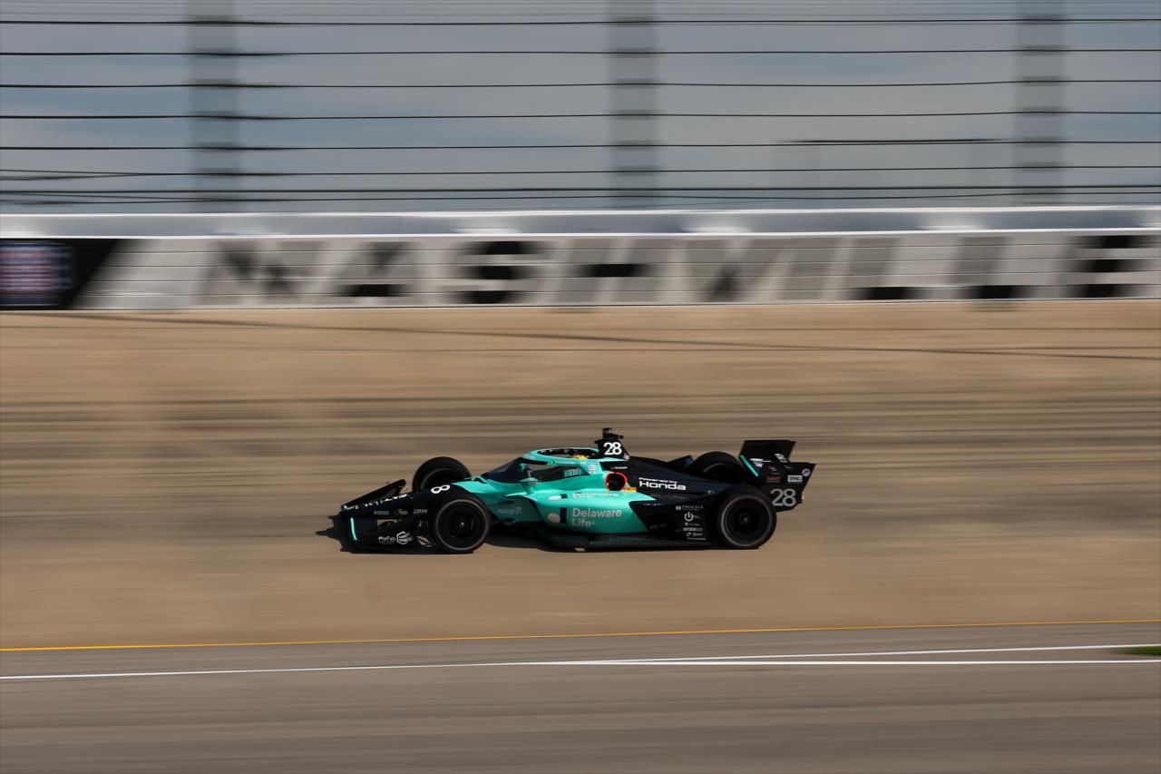 Marcus Ericsson - Borchetta Bourbon Music City Grand Prix presented by OnlyBulls - By: Chris Owens -- Photo by: Chris Owens