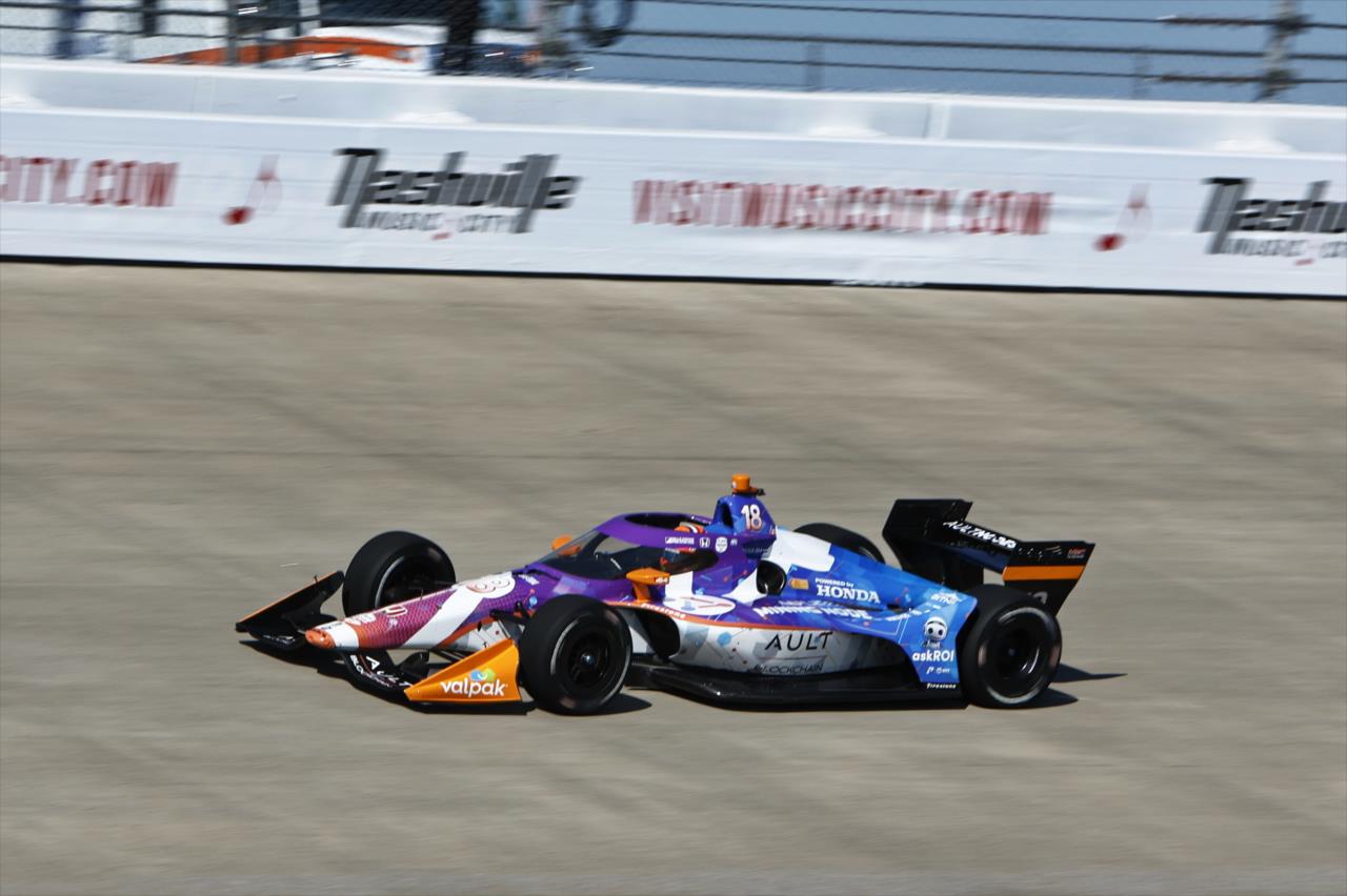Rinus VeeKay - Borchetta Bourbon Music City Grand Prix - By: Chris Jones -- Photo by: Chris Jones