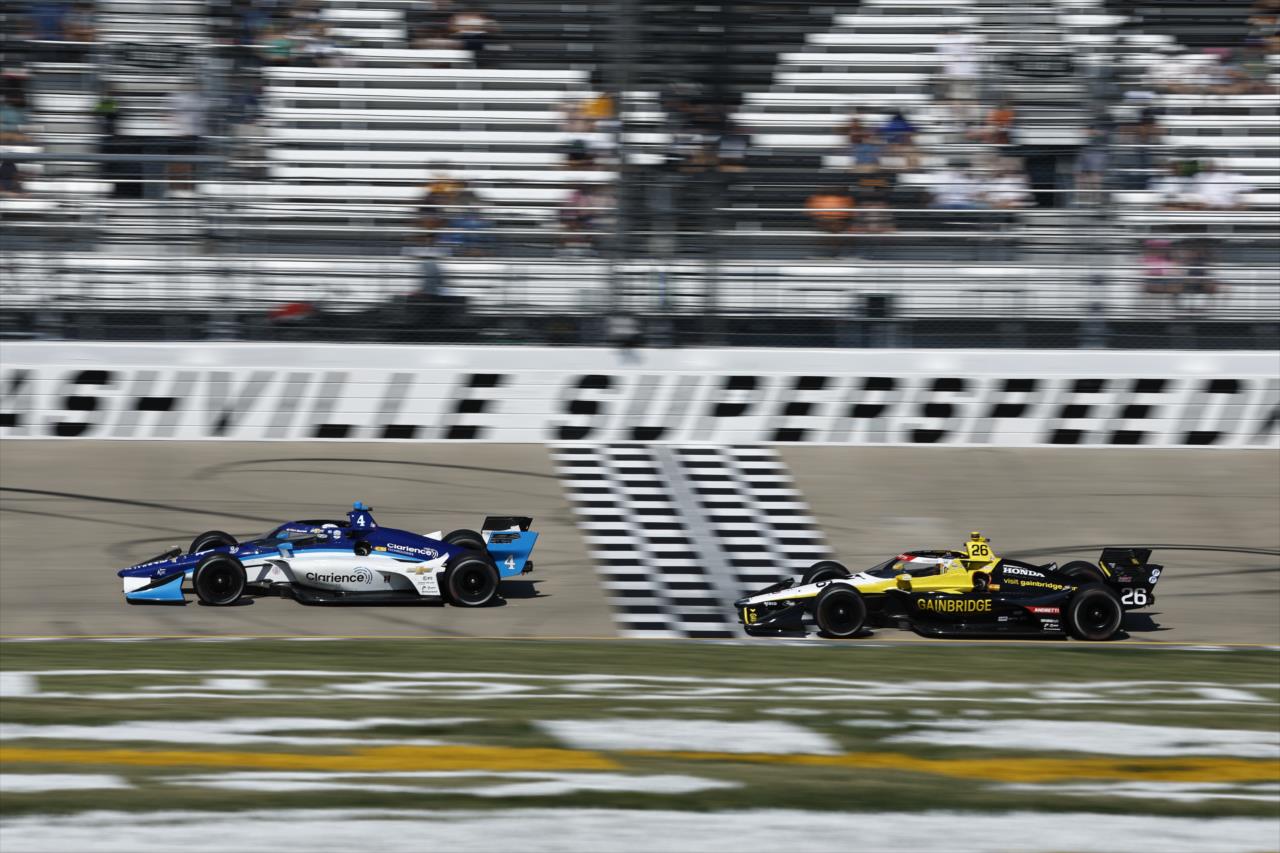 David Malukas and Colton Herta - Borchetta Bourbon Music City Grand Prix - By: Chris Jones -- Photo by: Chris Jones
