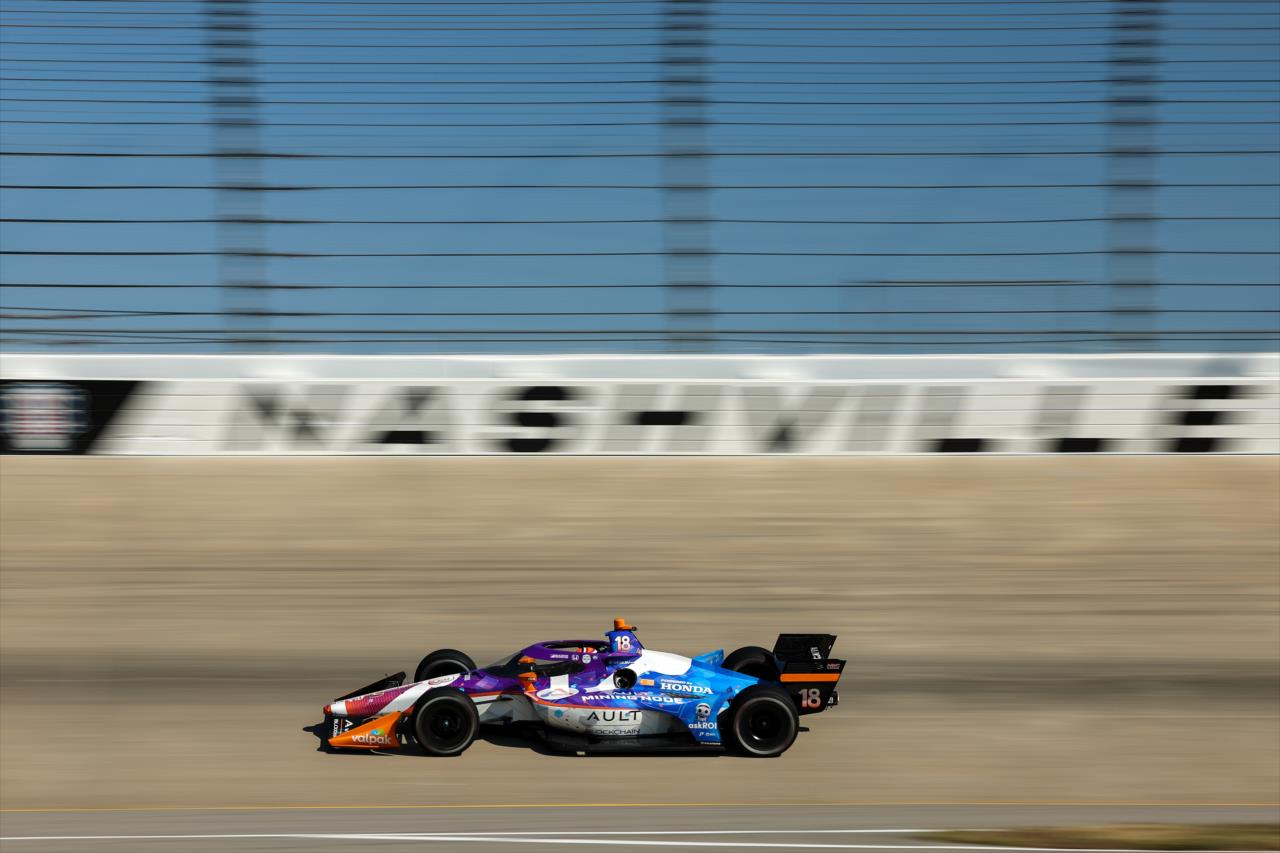 Rinus VeeKay - Borchetta Bourbon Music City Grand Prix - By: Chris Owens -- Photo by: Chris Owens
