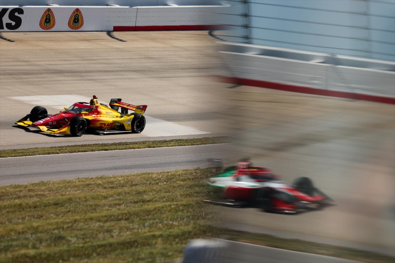 Alex Palou and Robert Shwartzman - Borchetta Bourbon Music City Grand Prix - By: Chris Owens -- Photo by: Chris Owens
