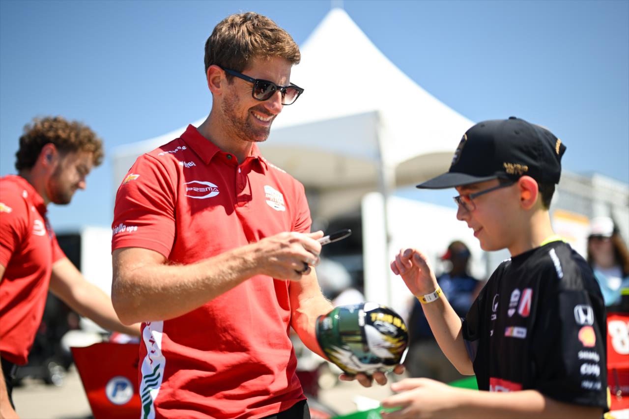 Romain Grosjean - Borchetta Bourbon Music City Grand Prix - By: James Black -- Photo by: James  Black