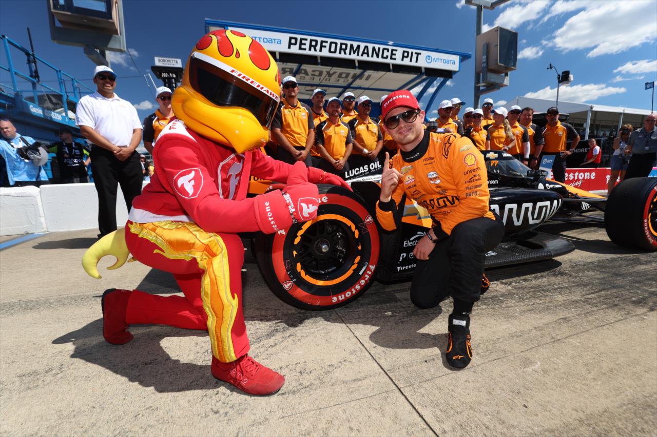 Pato O'Ward wins NTT P1 Award - Borchetta Bourbon Music City Grand Prix - By: Joe Skibinski -- Photo by: Joe Skibinski