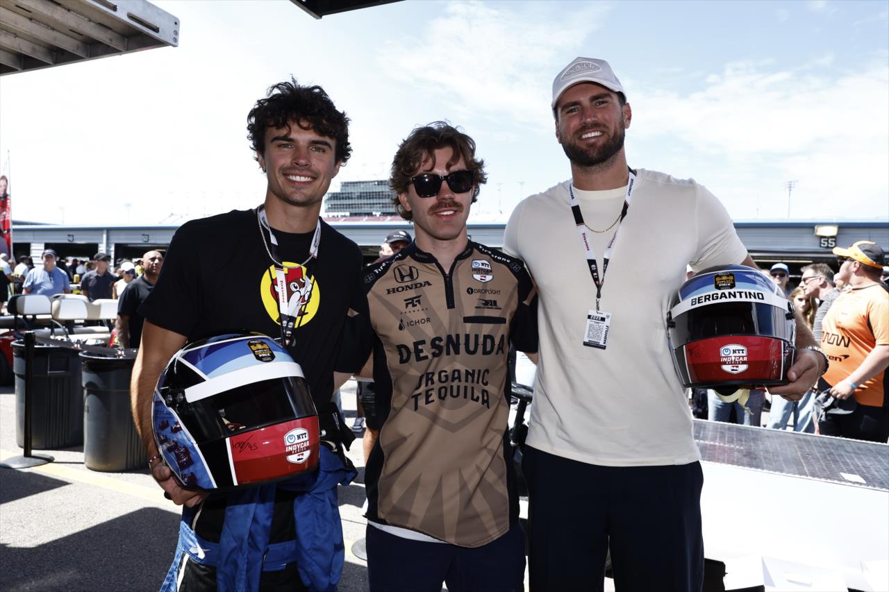 DJ Nic Vans, Louis Foster and Tyler Bergantino - Borchetta Bourbon Music City Grand Prix - By: Chris Jones -- Photo by: Chris Jones