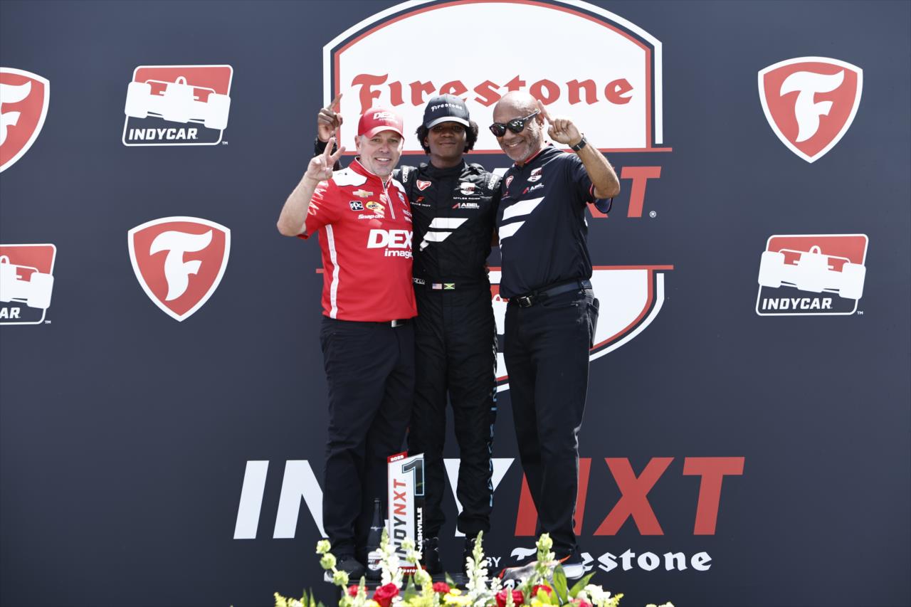 Myles Rowe and Rod Reid - INDY NXT by Firestone Music City Grand Prix - By: Chris Jones -- Photo by: Chris Jones