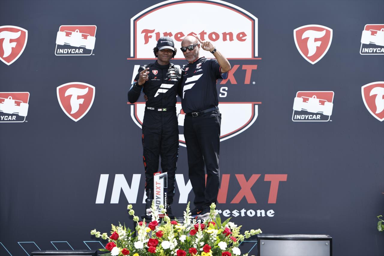Myles Rowe and Rod Reid - INDY NXT by Firestone Music City Grand Prix - By: Chris Jones -- Photo by: Chris Jones