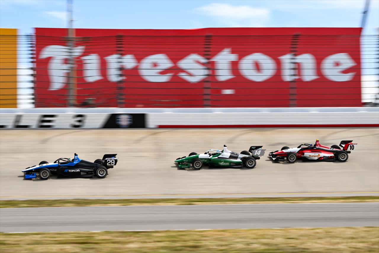 James Roe, Josh Pierson and Niels Koolen - INDY NXT by Firestone Music City Grand Prix - By: James Black -- Photo by: James  Black