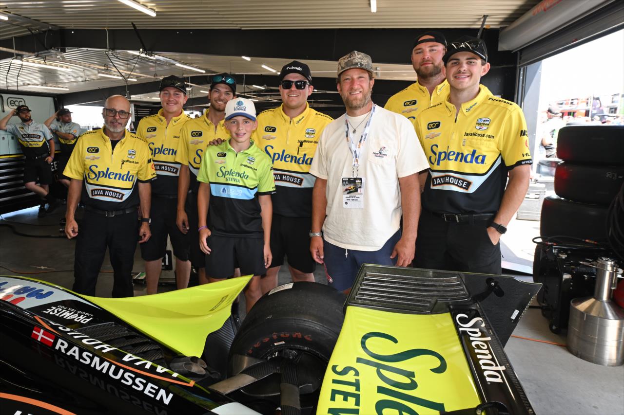 Dave Portnoy with Ed Carpenter Racing - Borchetta Bourbon Music City Grand Prix - By: James Black -- Photo by: James  Black