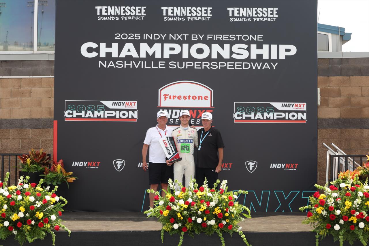 Dennis Hauger and team - INDY NXT by Firestone Music City Grand Prix - By: Joe Skibinski -- Photo by: Joe Skibinski