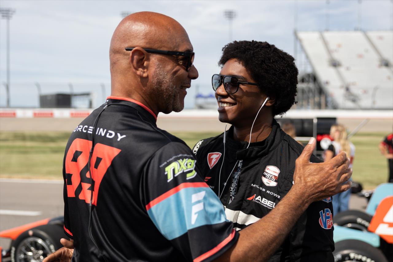 Myle Rowe with Rod Reid - INDY NXT by Firestone Music City Grand Prix - By: Travis Hinkle -- Photo by: Travis Hinkle