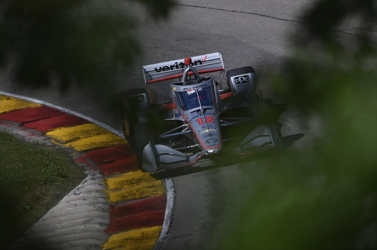 Will Power during practice for the REV Group Grand Prix Race 1 at Road America Saturday, July 11, 2020 -- Photo by: Chris Owens