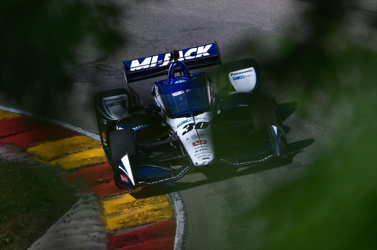 Takuma Sato on Day 1 of the REV Group Grand Prix at Road America Saturday, July 11, 2020 -- Photo by: Chris Owens