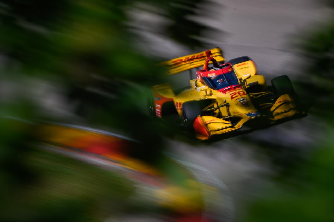 Ryan Hunter-Reay on Day 1 of the REV Group Grand Prix at Road America Saturday, July 11, 2020 -- Photo by: Chris Owens