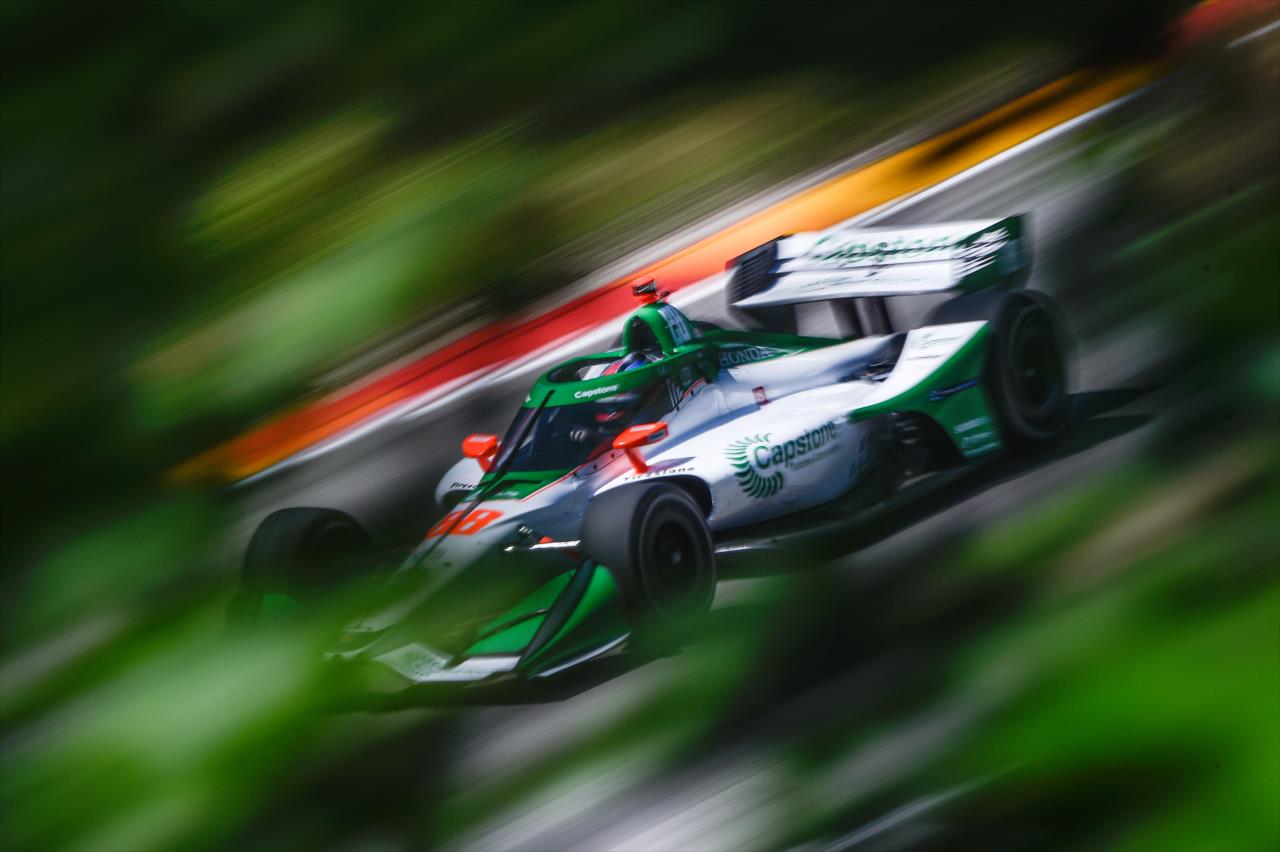 Colton Herta on Day 1 of the REV Group Grand Prix at Road America Saturday, July 11, 2020 -- Photo by: Chris Owens