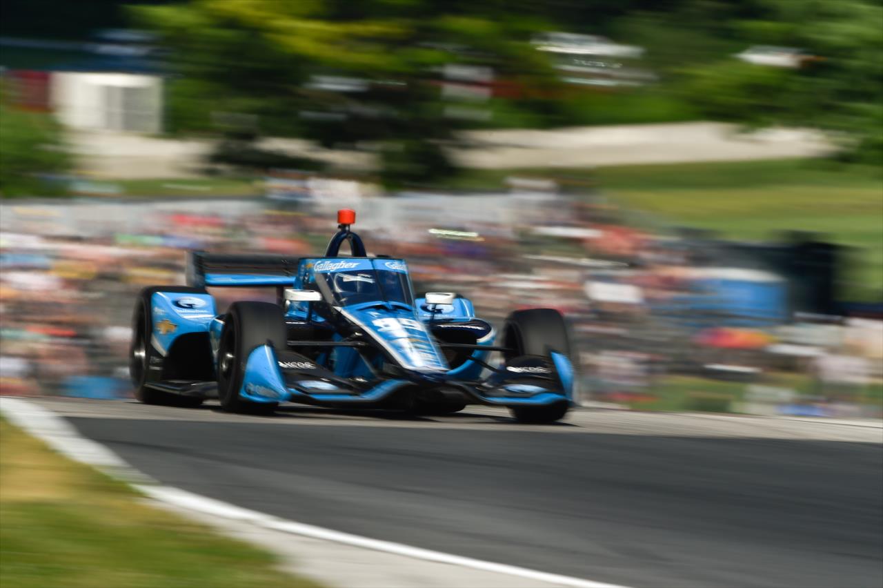 Max Chilton on track for the REV Group Grand Prix Race 1 at Road America Saturday, July 11, 2020 -- Photo by: Chris Owens