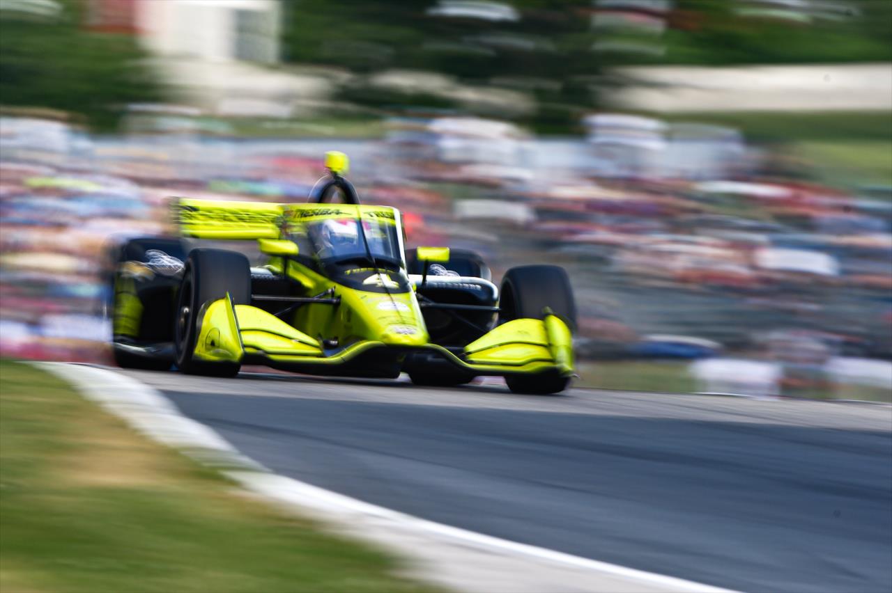Charlie Kimball on track for the REV Group Grand Prix Race 1 at Road America Saturday, July 11, 2020 -- Photo by: Chris Owens