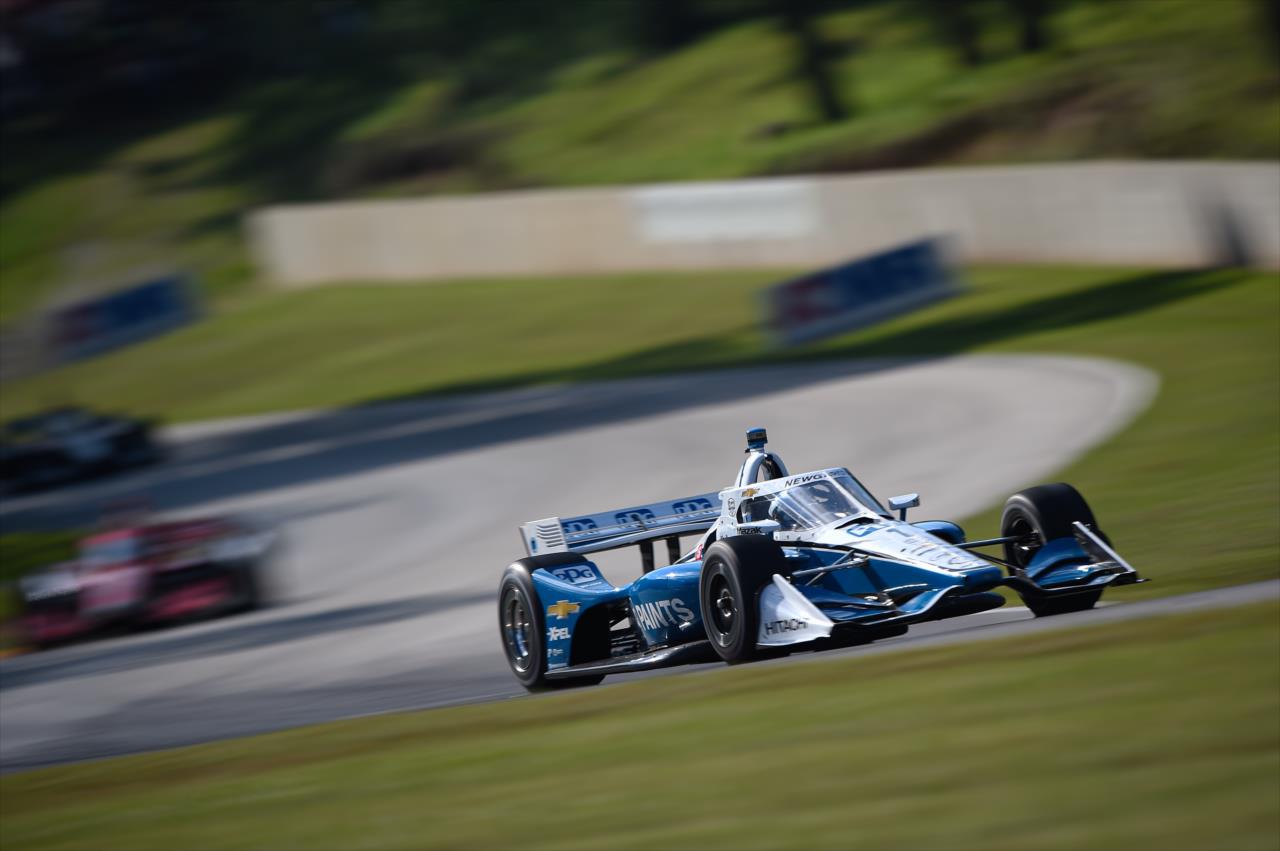 Josef Newgarden on track for the REV Group Grand Prix Race 1 at Road America Saturday, July 11, 2020 -- Photo by: Chris Owens