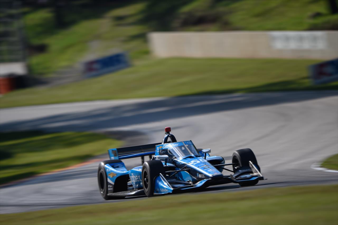 Max Chilton on track for the REV Group Grand Prix Race 1 at Road America Saturday, July 11, 2020 -- Photo by: Chris Owens