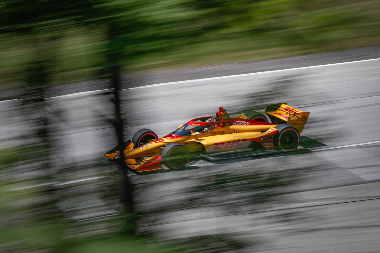 Ryan Hunter-Reay on Day 1 of the REV Group Grand Prix at Road America Saturday, July 11, 2020 -- Photo by: Chris Owens