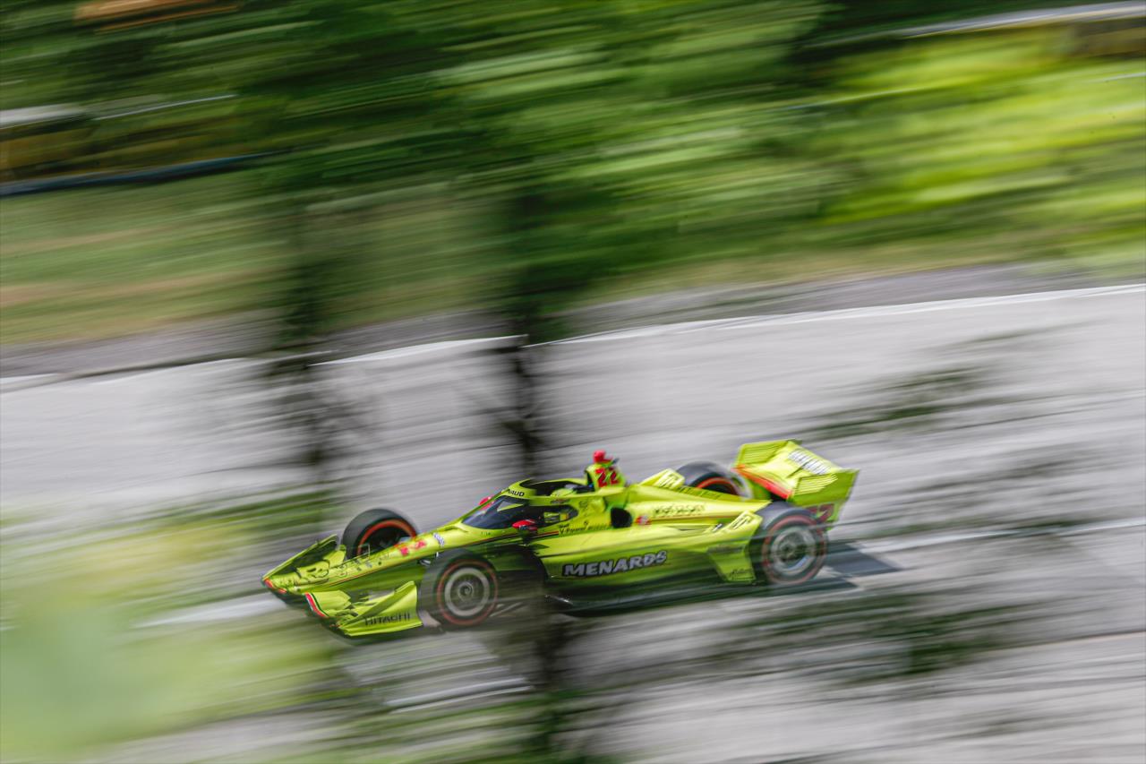 Simon Pagenaud on Day 1 of the REV Group Grand Prix at Road America Saturday, July 11, 2020 -- Photo by: Chris Owens