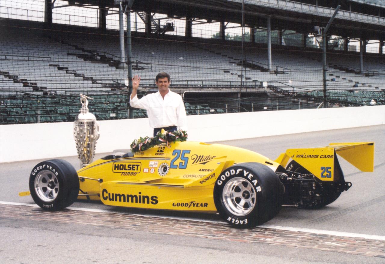 Al Unser won his fourth Indianapolis 500 for Team Penske in 1987.
