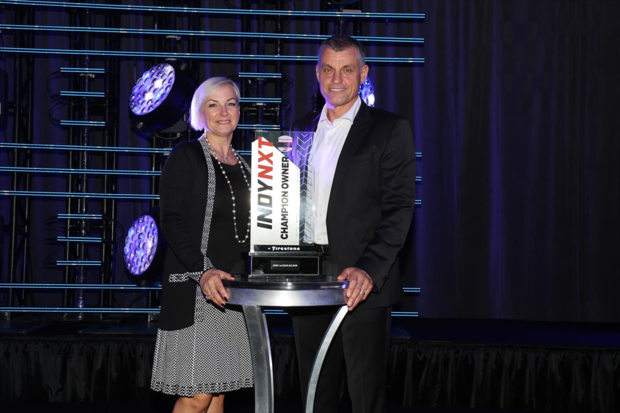 Henry and Daiva Malukas - 2023 NTT INDYCAR SERIES Championship Celebration - By: Chris Owens -- Photo by: Chris Owens