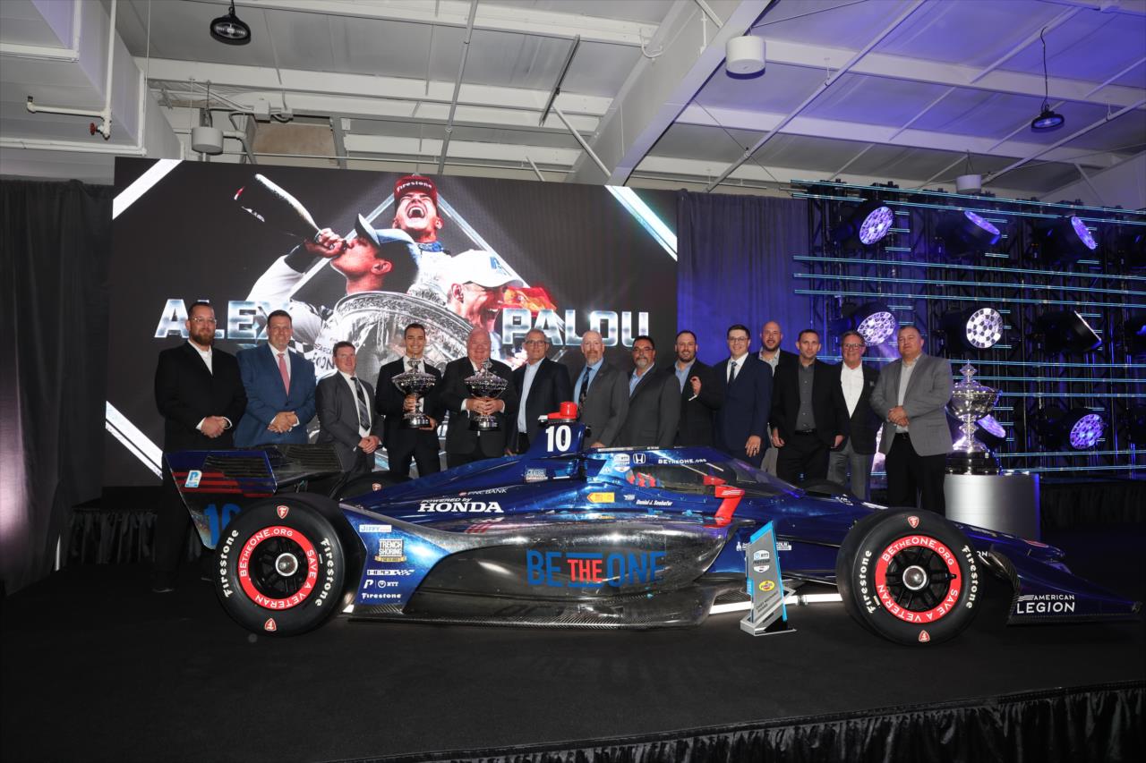Alex Palou and his Chip Ganassi Racing team - 2023 NTT INDYCAR SERIES Championship Celebration - By: Chris Owens -- Photo by: Chris Owens