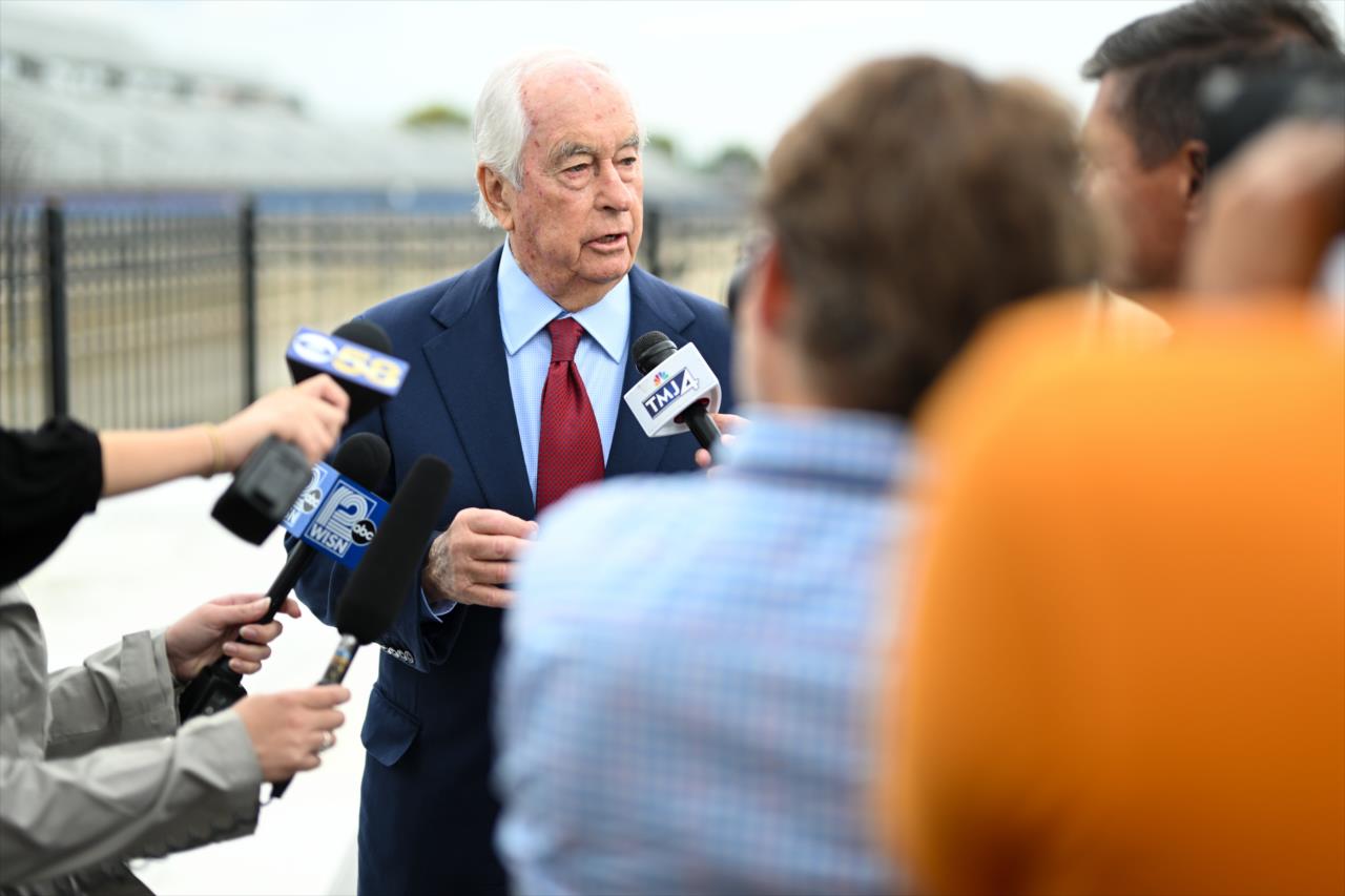 Roger Penske - INDYCAR Announces a Return to the Milwaukee Mile in 2024 - By: James Black -- Photo by: James  Black