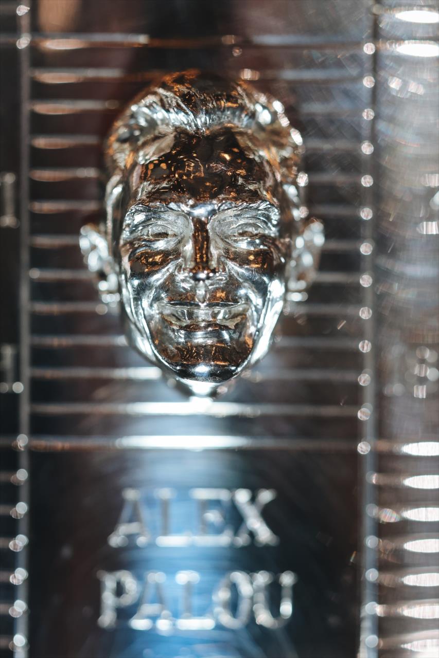 Alex Palou's Likeness Unveiled on Borg-Warner Trophy - Photo by: Chris Owens -- Photo by: Chris Owens
