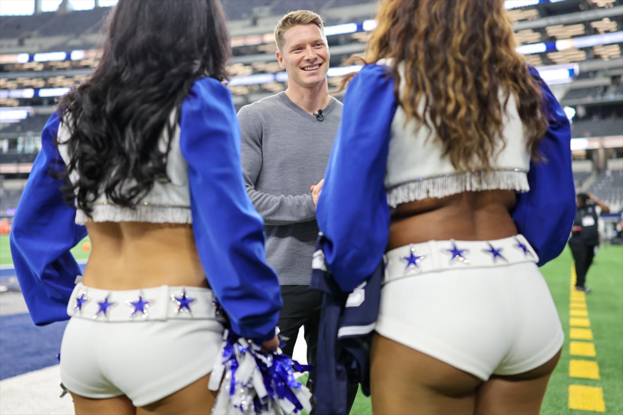 Josef Newgarden at Cowboys–Eagles - Photo By: Chris Owens -- Photo by: Chris Owens