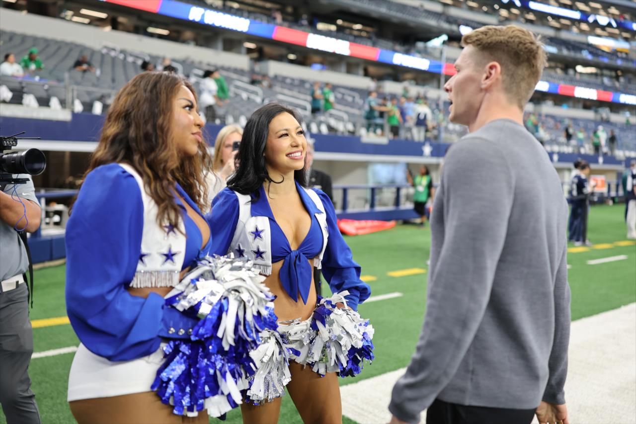 Newgarden at Cowboys–Eagles - Photo By: Chris Owens -- Photo by: Chris Owens