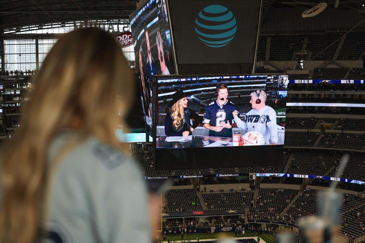 Josef Newgarden at Cowboys–Eagles - Photo By: Chris Owens -- Photo by: Chris Owens