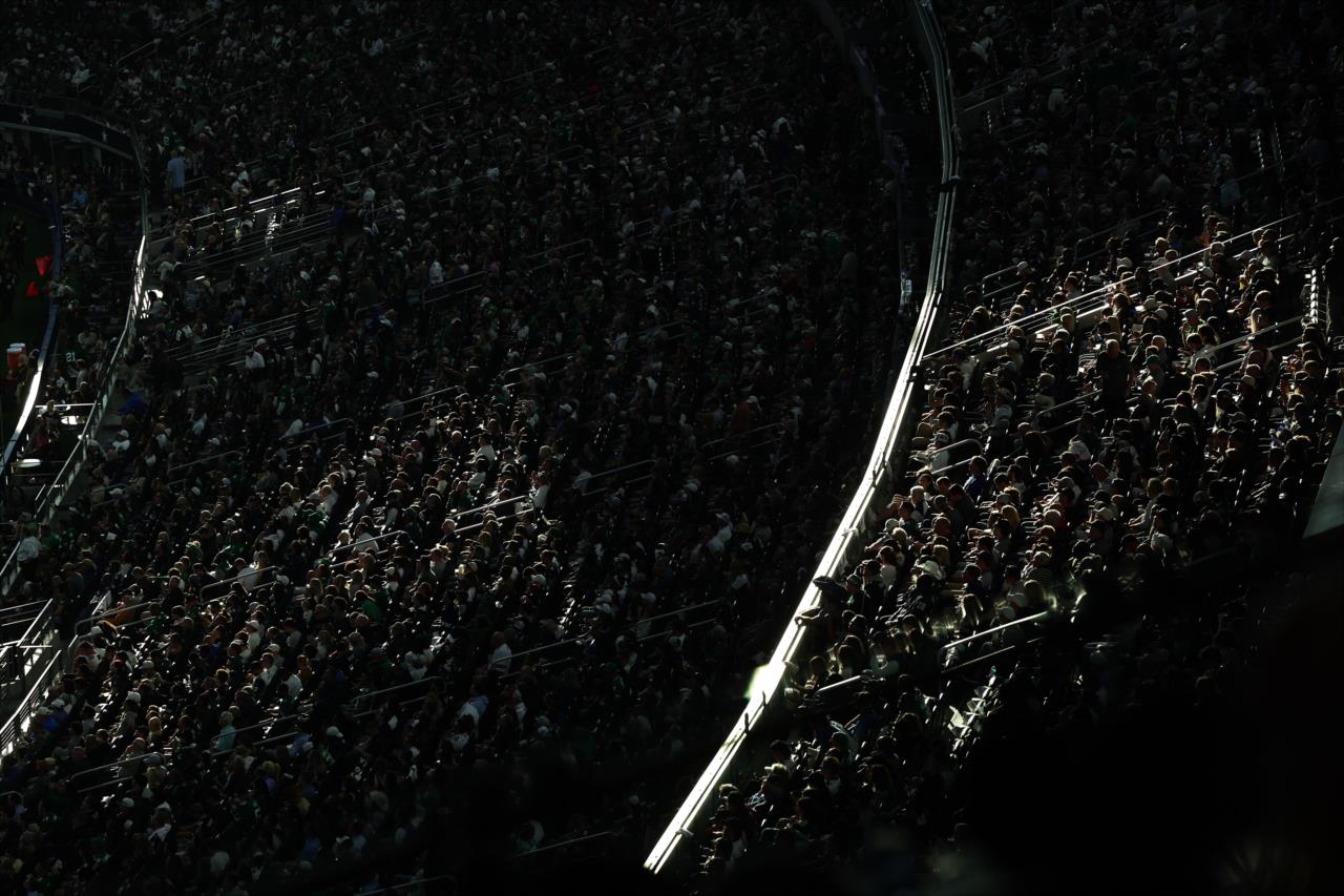 Josef Newgarden at Cowboys–Eagles - Photo By: Chris Owens -- Photo by: Chris Owens