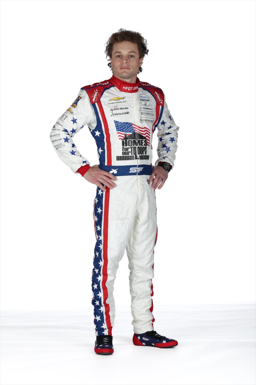Santino Ferrucci - 2026 NTT INDYCAR SERIES DRIVER HEADSHOTS - By: Chris Owens -- Photo by: Chris Owens