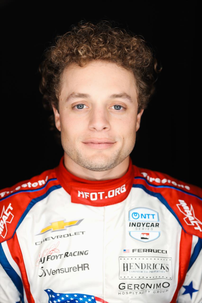 Santino Ferrucci - 2026 NTT INDYCAR SERIES DRIVER HEADSHOTS - By: Chris Owens -- Photo by: Chris Owens