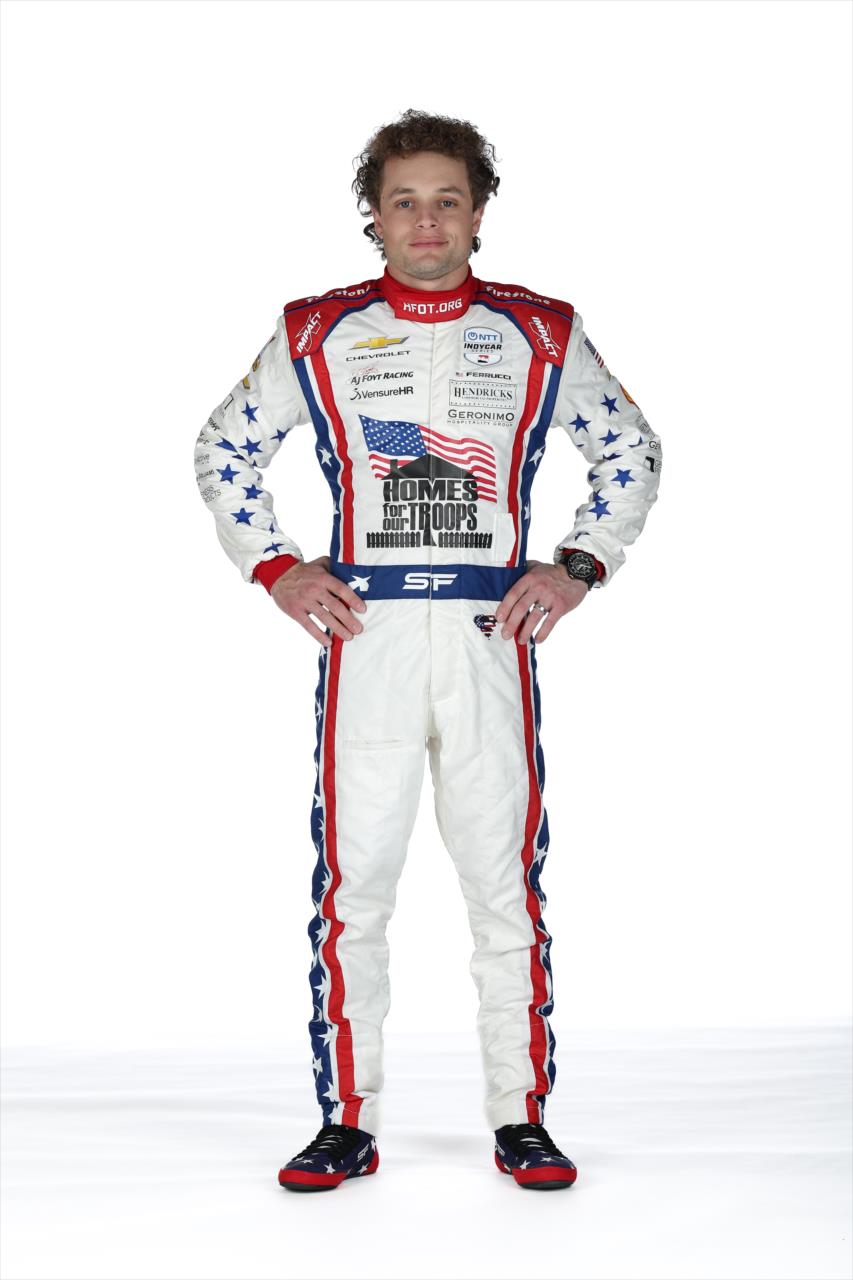 Santino Ferrucci - 2026 NTT INDYCAR SERIES DRIVER HEADSHOTS - By: Chris Owens -- Photo by: Chris Owens