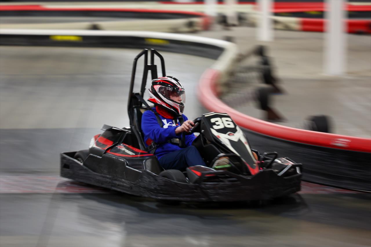 Alex Palou Unveils 110th Indianapolis 500 Ticket - Photo By: Chris Owens -- Photo by: Chris Owens