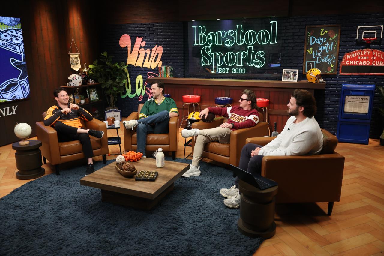 Pato O’Ward Visits Barstool Sports - Photo By: Chris Owens -- Photo by: Chris Owens