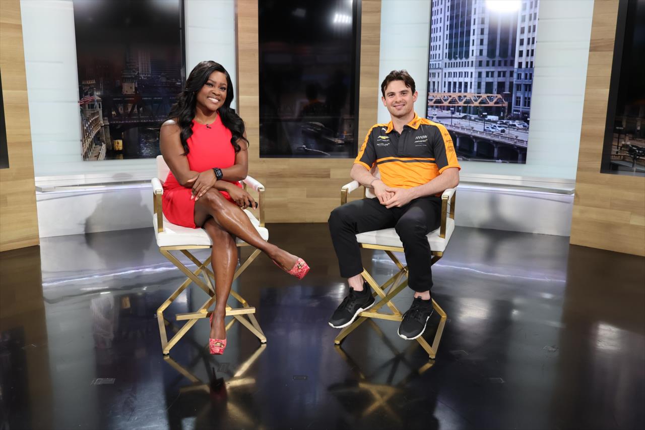 Pato O’Ward Visits Good Day Chicago- Photo By: Chris Owens -- Photo by: Chris Owens