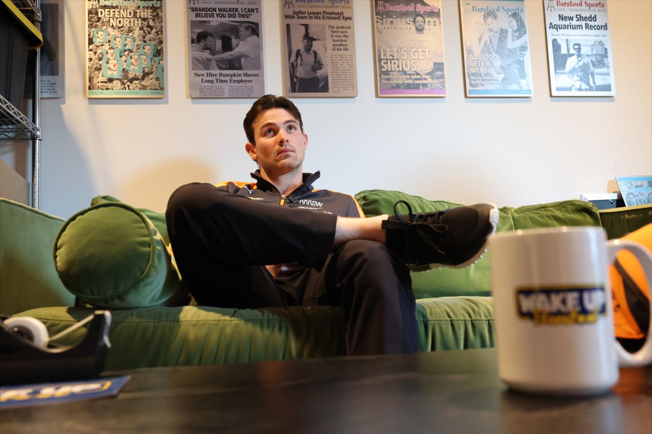Pato O’Ward Visits Barstool Sports - Photo By: Chris Owens -- Photo by: Chris Owens