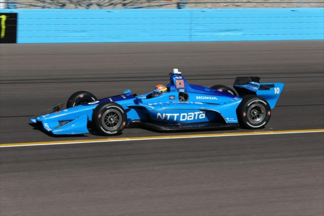 Ed Jones hits the apex of Turn 4 during the afternoon open test session at ISM Raceway -- Photo by: Chris Jones